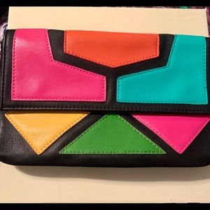 Color Block Clutch